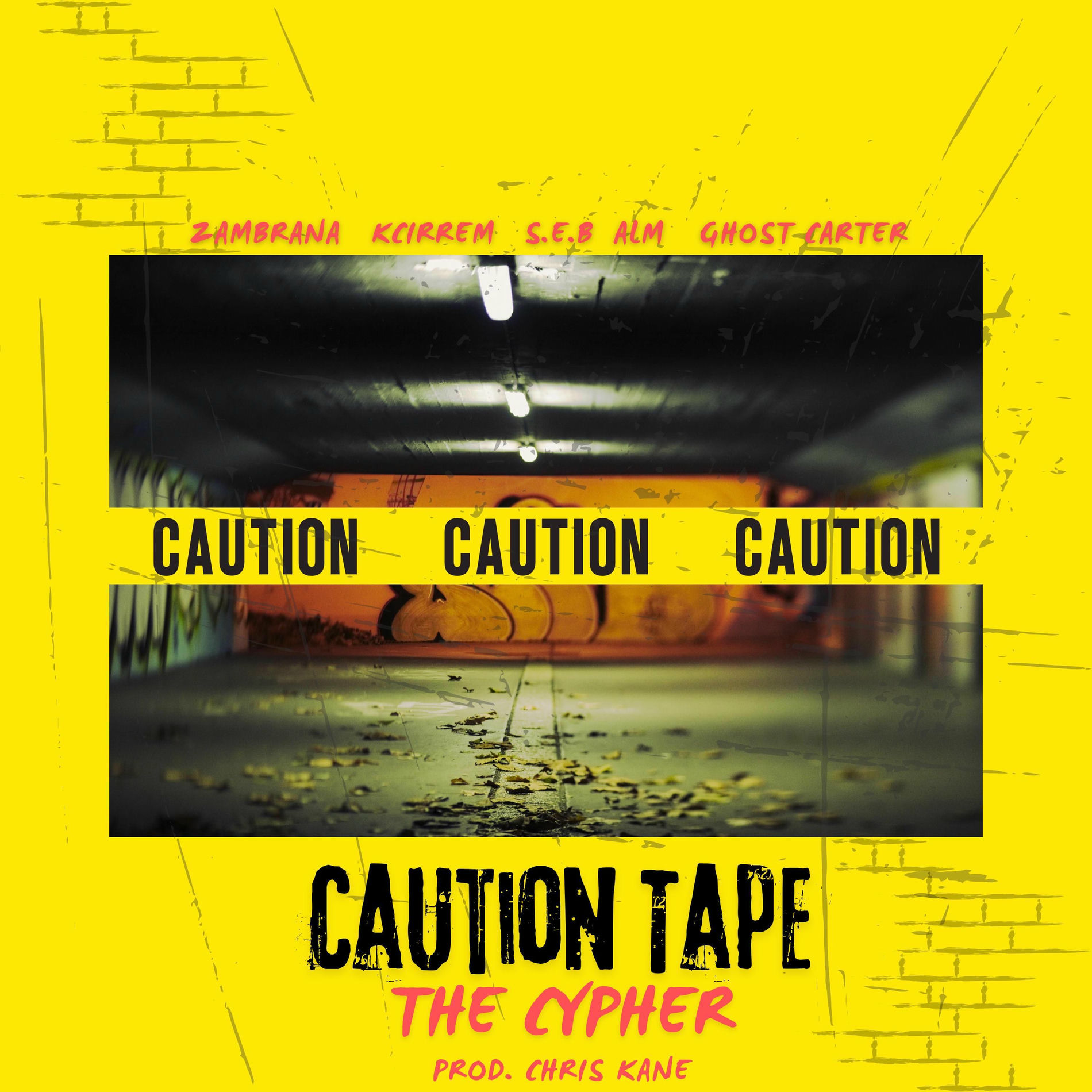 Album cover of Caution Tape The Cypher (feat. Kcirrem, S.E.B., ALM & Ghost Carter)
