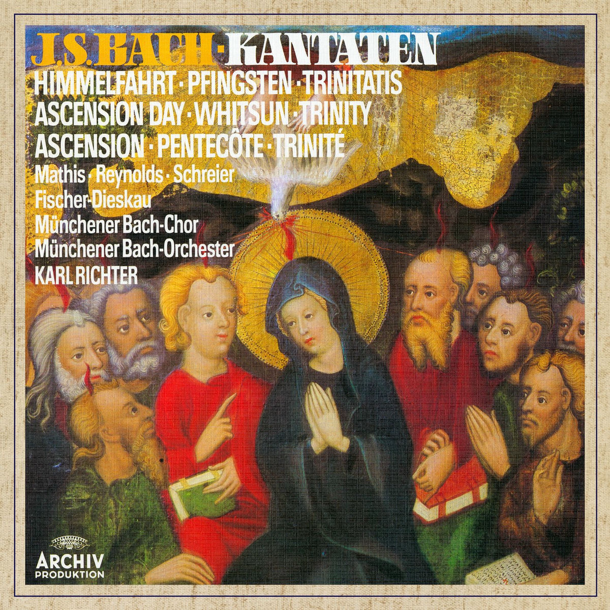 Album cover of Bach, J.S.: Cantatas for Ascension Day, Whitsun & Trinity