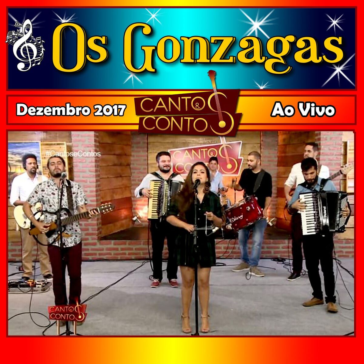 Album cover of Cantos & Contos Com Os Gonzagas Ao Vivo dezembro 2017
