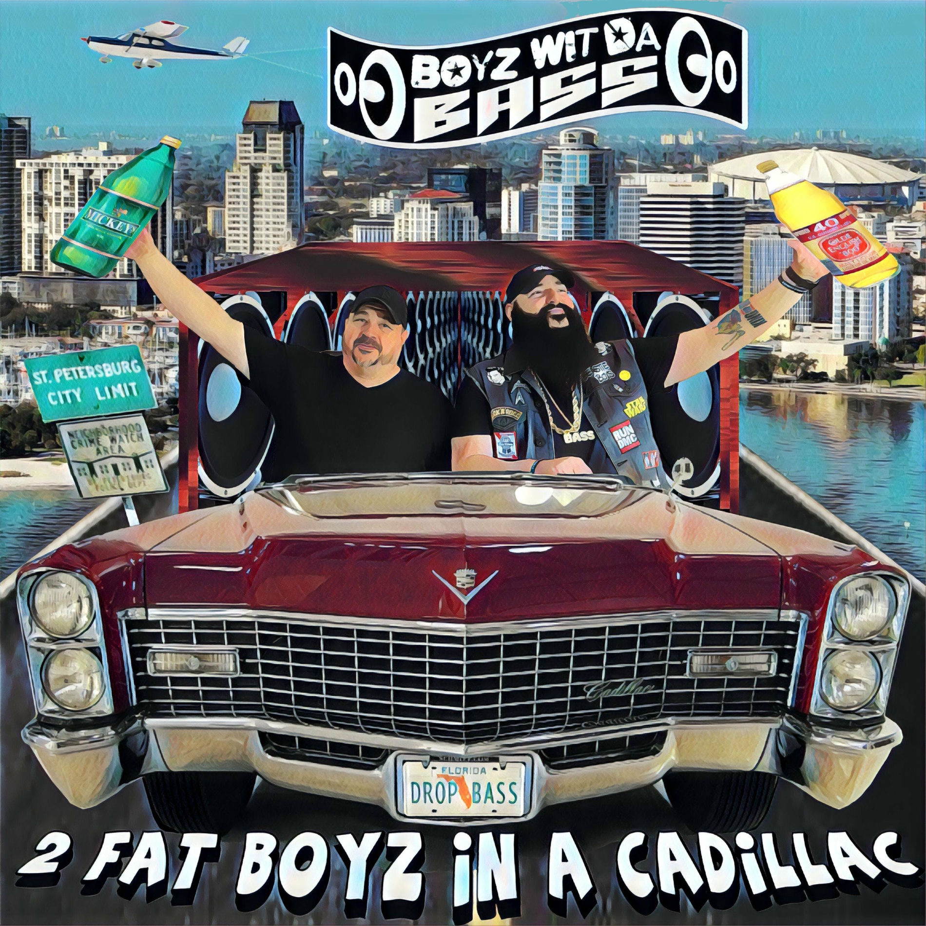 Album cover of 2 Fat Boyz in a Cadillac