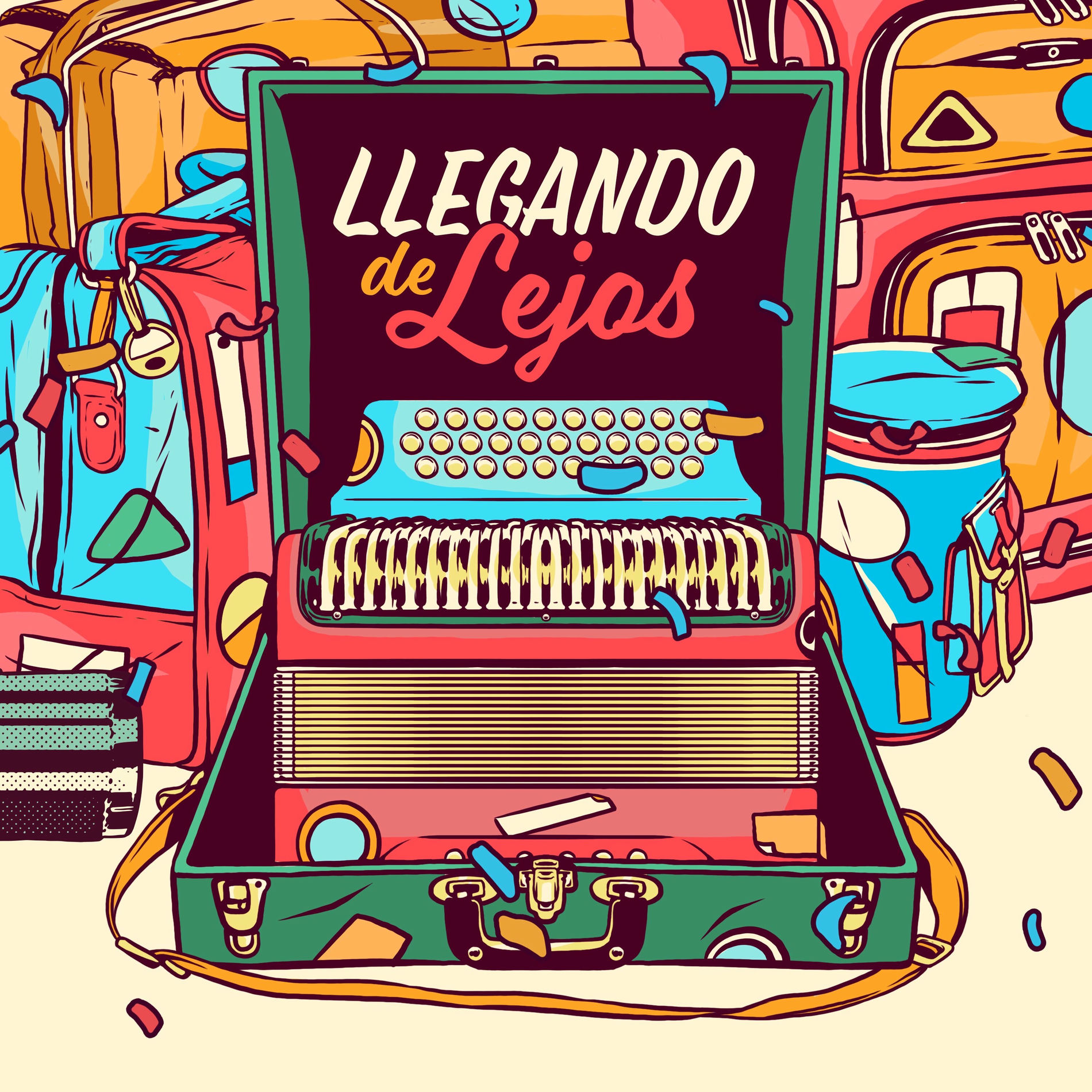 Album cover of Llegando de lejos