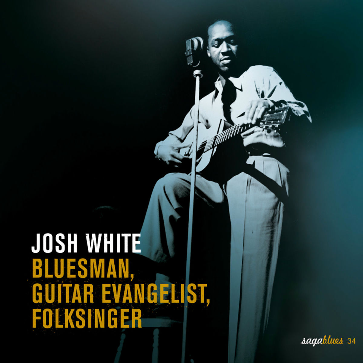 Album cover of Saga Blues: Bluesman, Guitar Evangelist, Folksinger