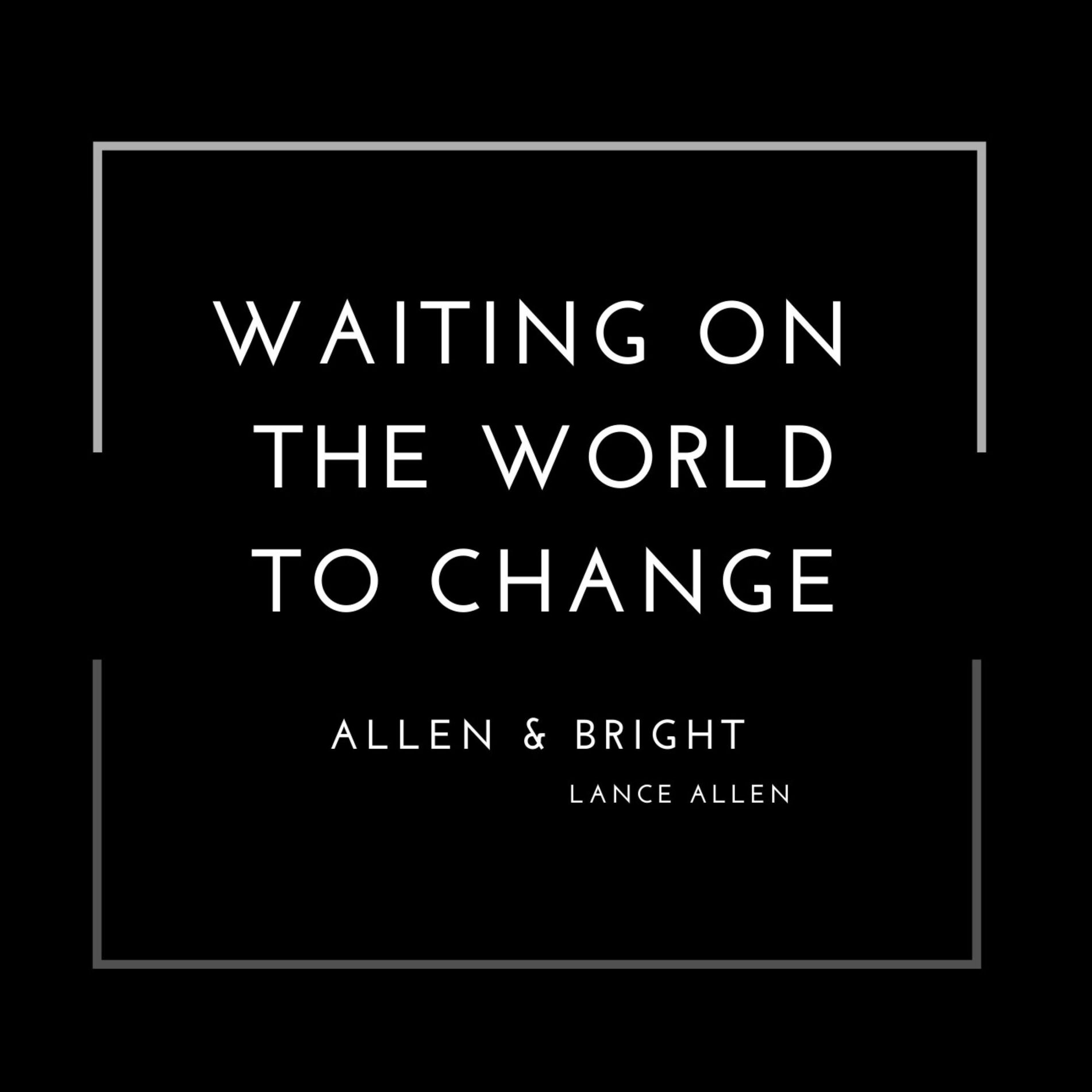 Album cover of Waiting on the World to Change (Instrumental)
