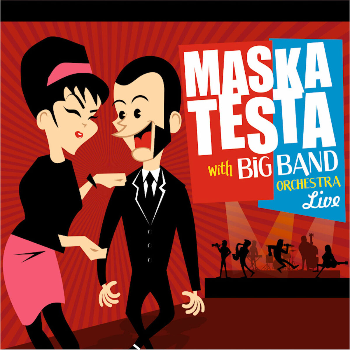 Album cover of Maskatesta with Big Band Orchestra Live (Ao Vivo)
