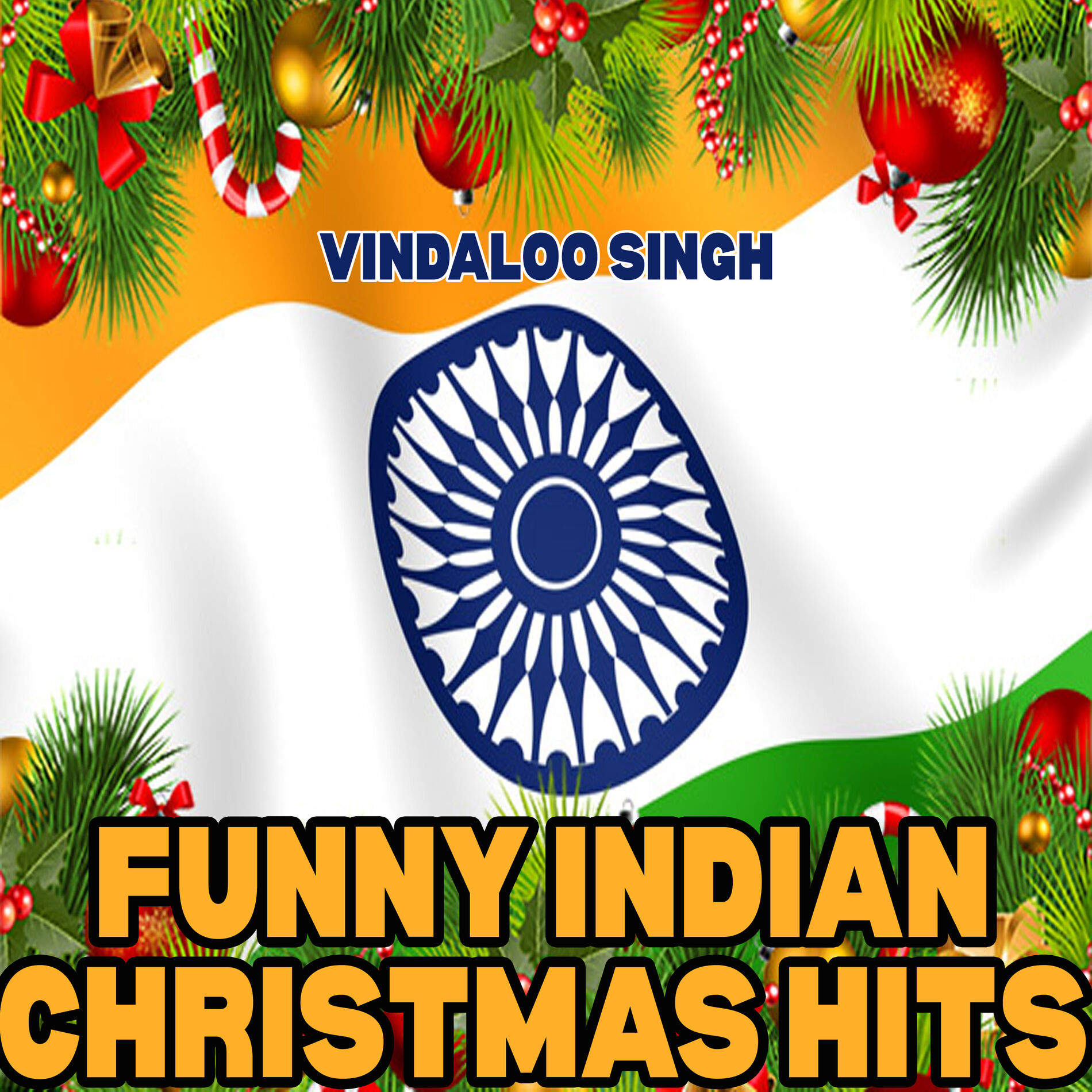 Album cover of Funny Indian Christmas Hits