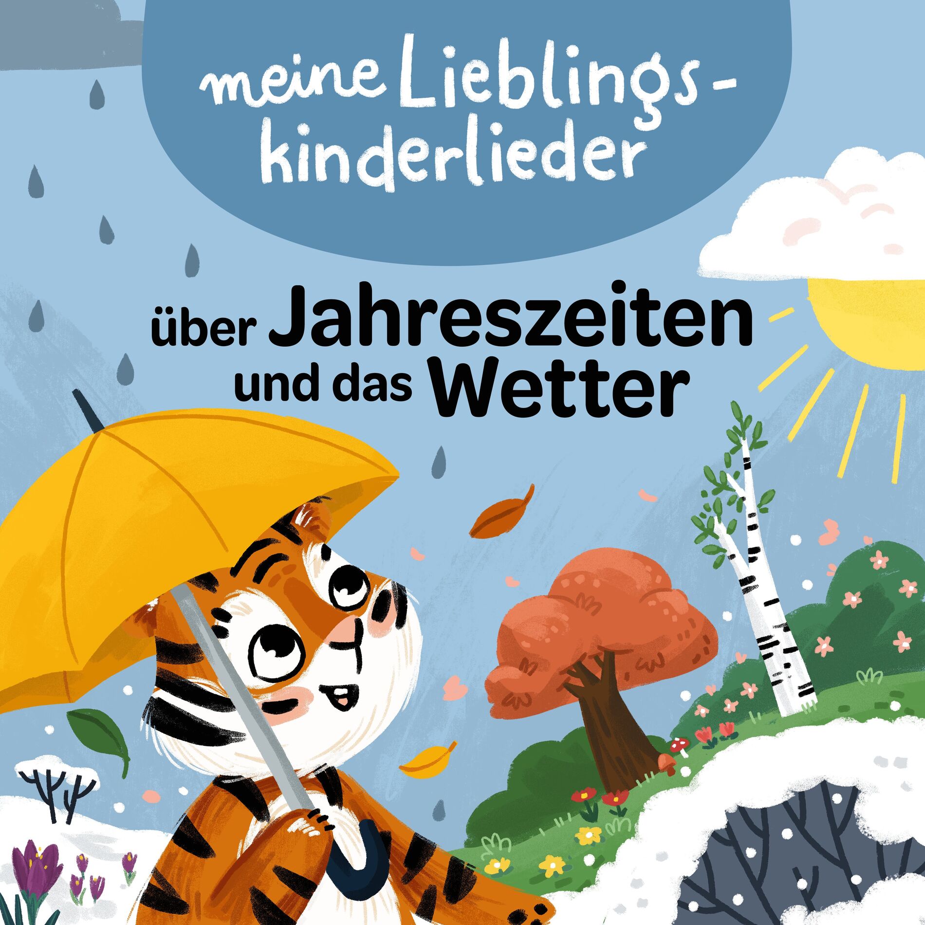 Album cover of Meine Lieblingskinderlieder über Jahreszeiten und das Wetter