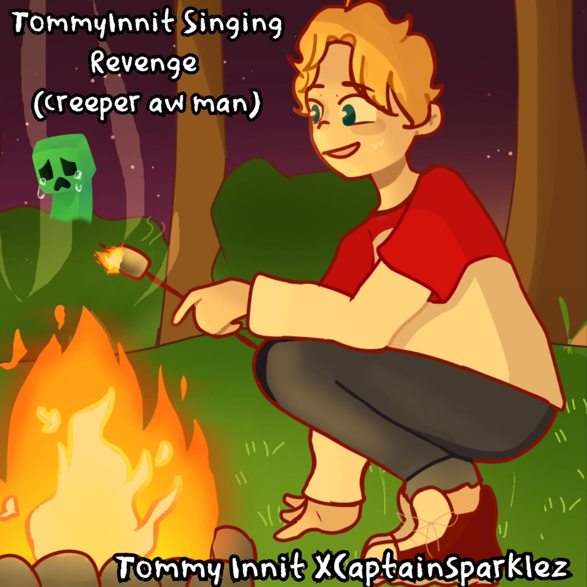 Album cover of TommyInnit Singing Revenge (Creeper aw man)