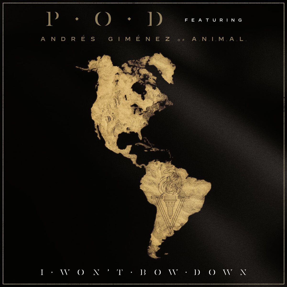 Album cover of I WON’T BOW DOWN (feat. Andrés Giménez from A.N.I.M.A.L.)