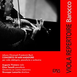 Cover of Concerto in Mi bemolle maggiore (Per viola obbligata, pianoforte e orchestra)