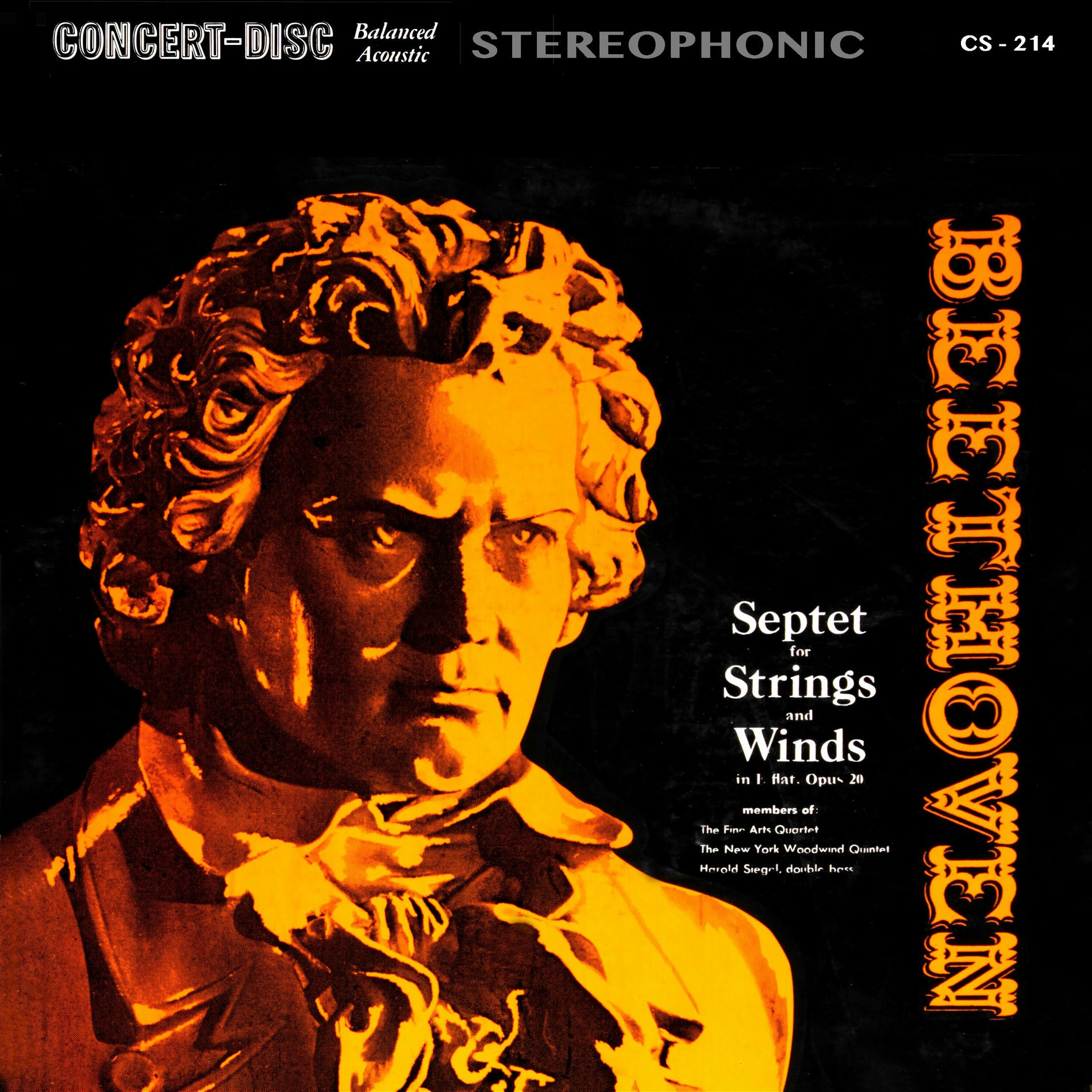 Album cover of Beethoven: Septet for Strings and Winds in E-Flat Major, Op. 20 (Remastered from the Original Concert-Disc Master Tapes)