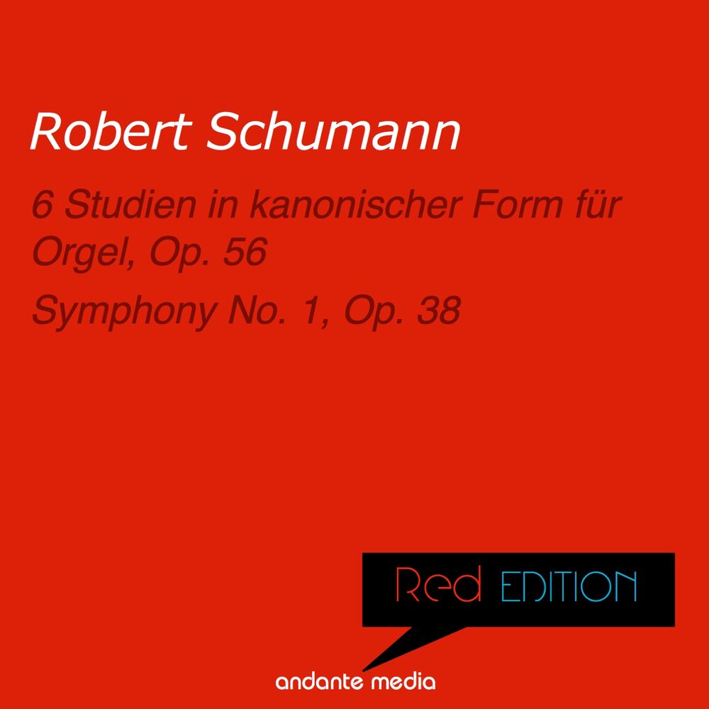 Picture of Red Edition - Schumann: 6 Studien in kanonischer Form für Orgel, Op. 56 & Symphony No. 1, Op. 38