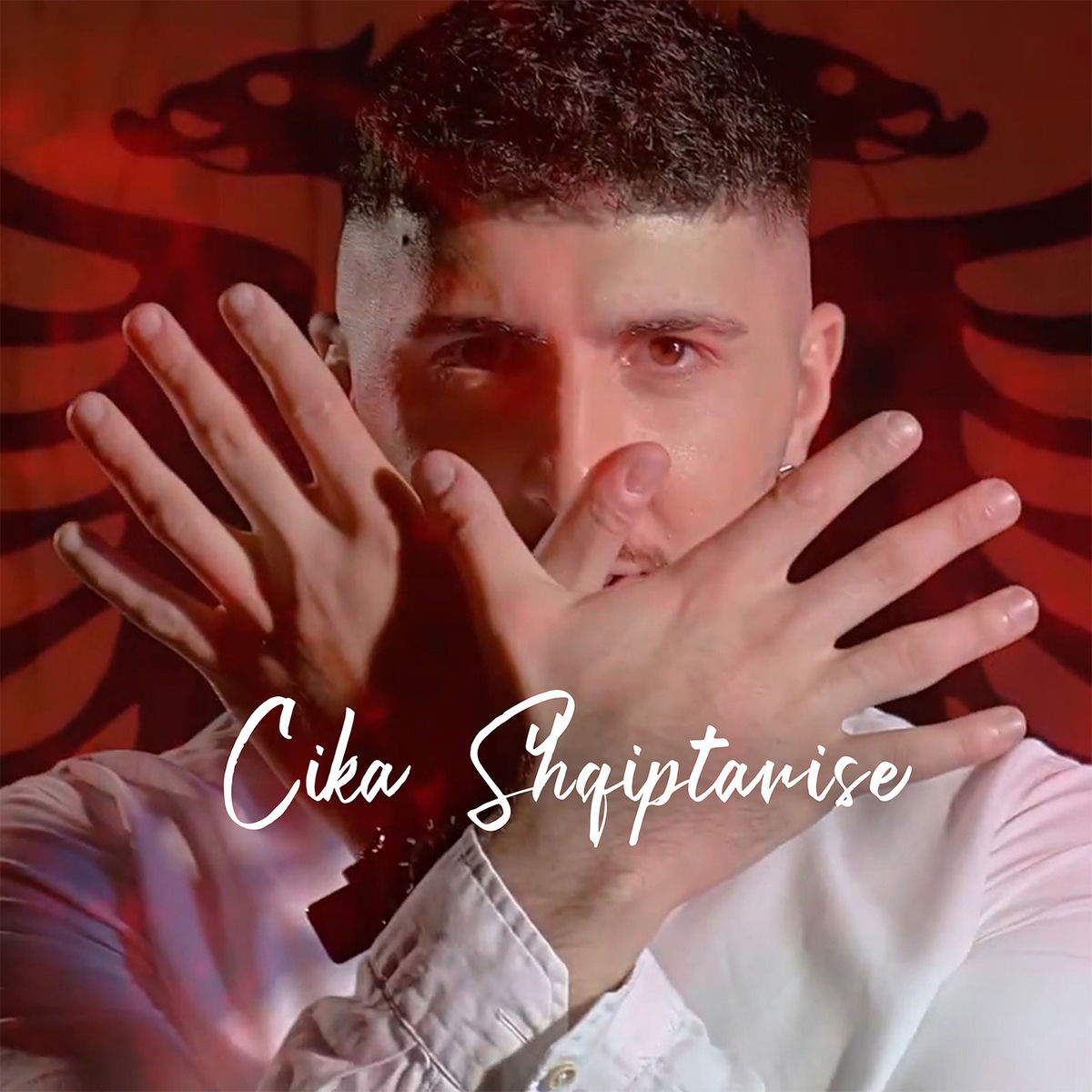 Album cover of Anxhelo Koci ft. Ergys Shahu ft. Shpat Kasapi - Cika Shqiptarise