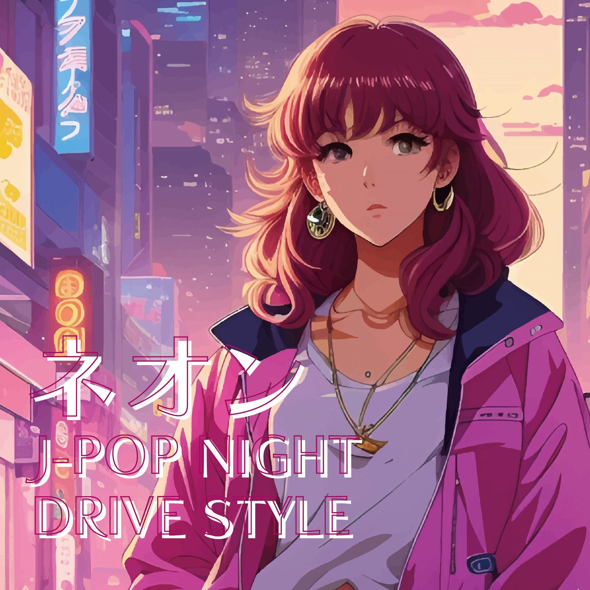 Album cover of NEON J-POP NIGHT DRIVE STYLE (DJ MIX)