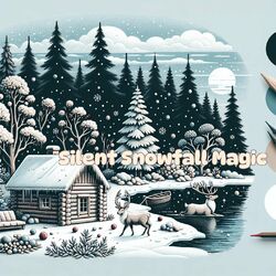 Cover of Silent Snowfall Magic