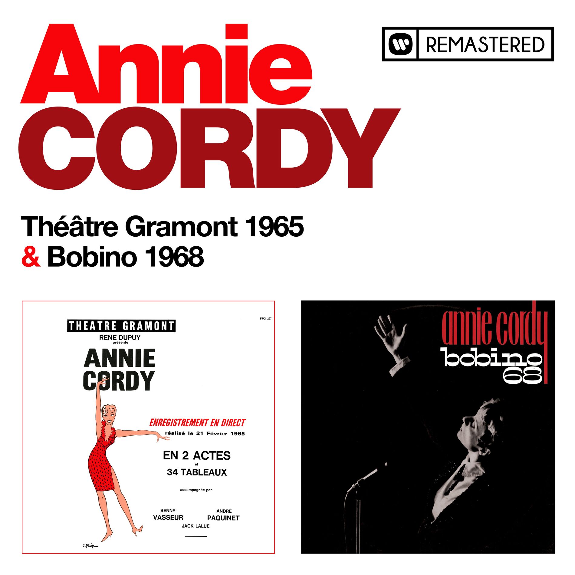 Album cover of Théâtre Gramont 1965 / Bobino 1968 (Live) (Remasterisé en 2020)