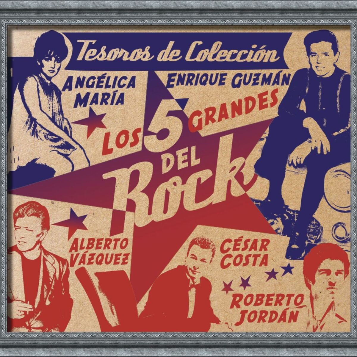 Album picture of Tesoros De Colección - Los 5 Grandes del Rock
