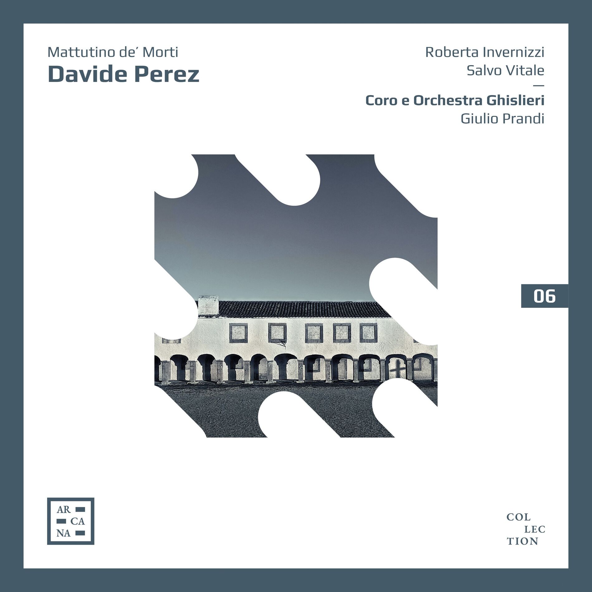 Album cover of Perez: Mattutino de’ Morti