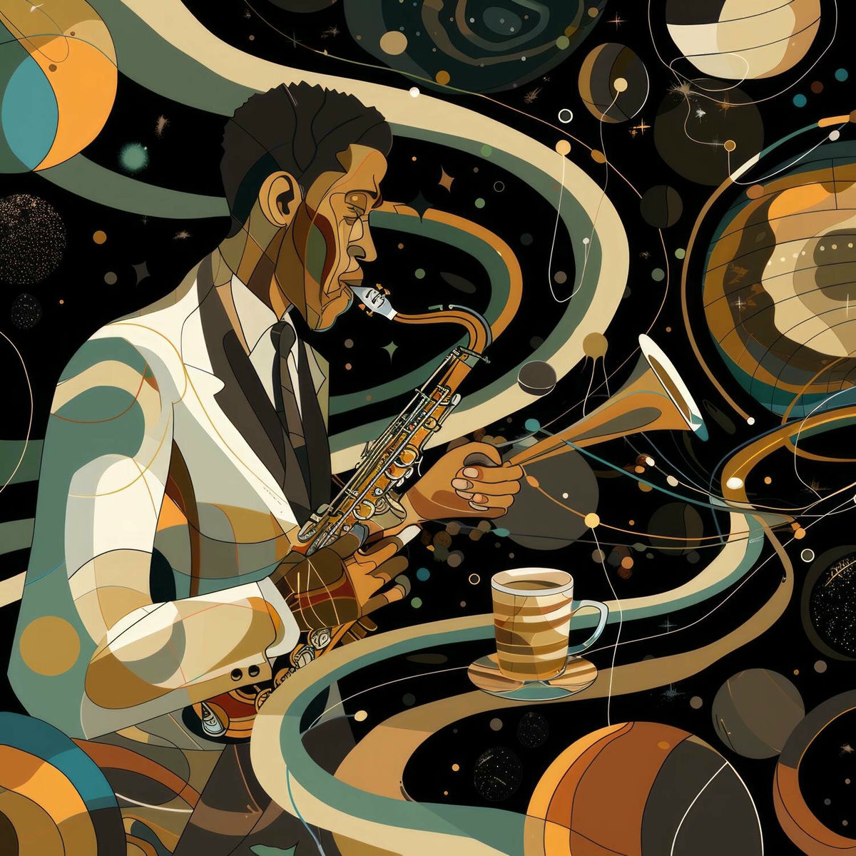 Album cover of Stellar Sway: Illuminating the Night at the Planetarium of Jazz