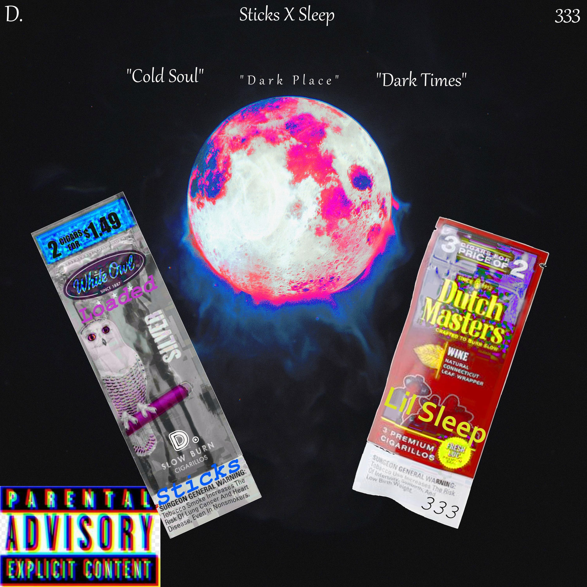 Album cover of Cigarillos Under Moonlight (feat. Lil Sleep)