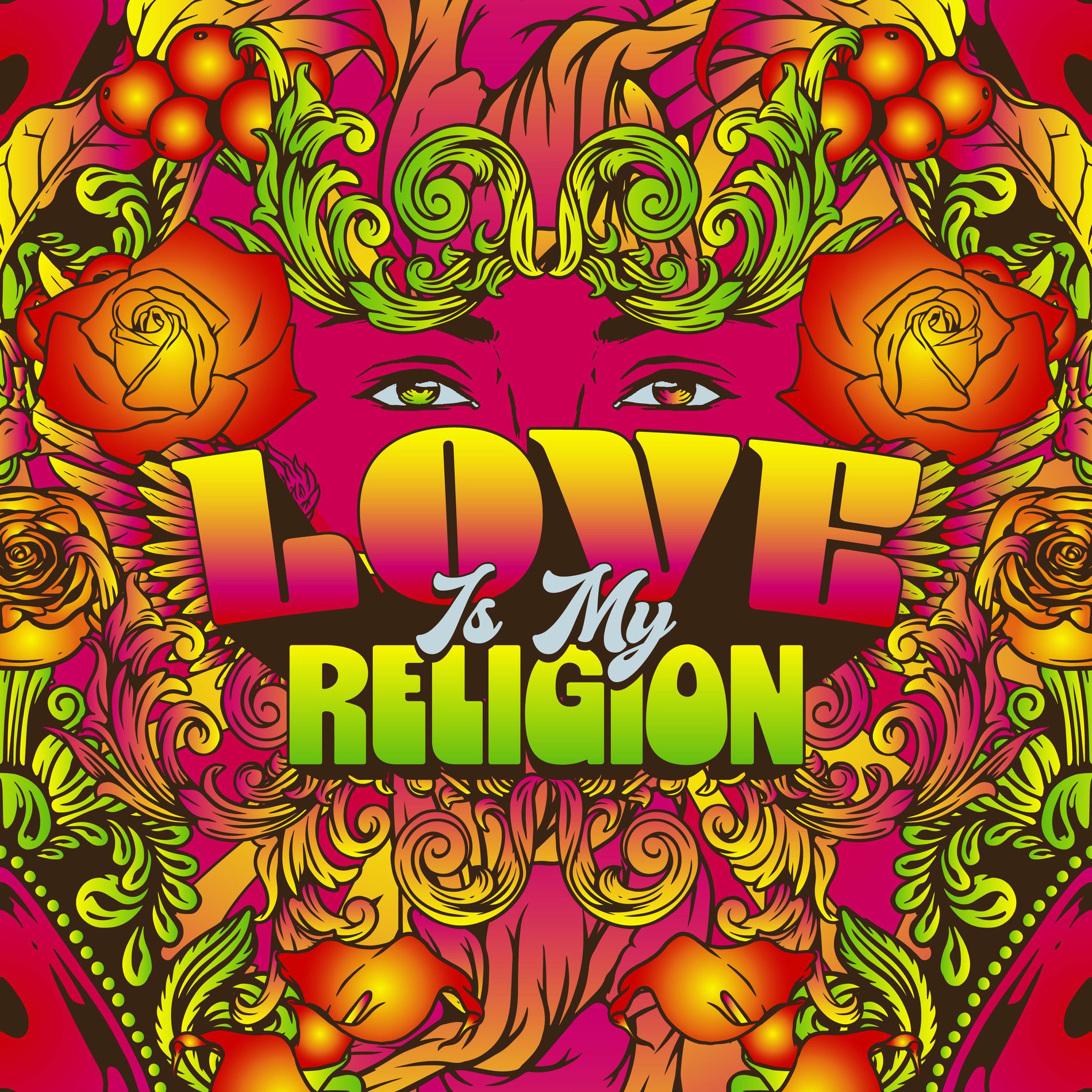 Album cover of love is my religion