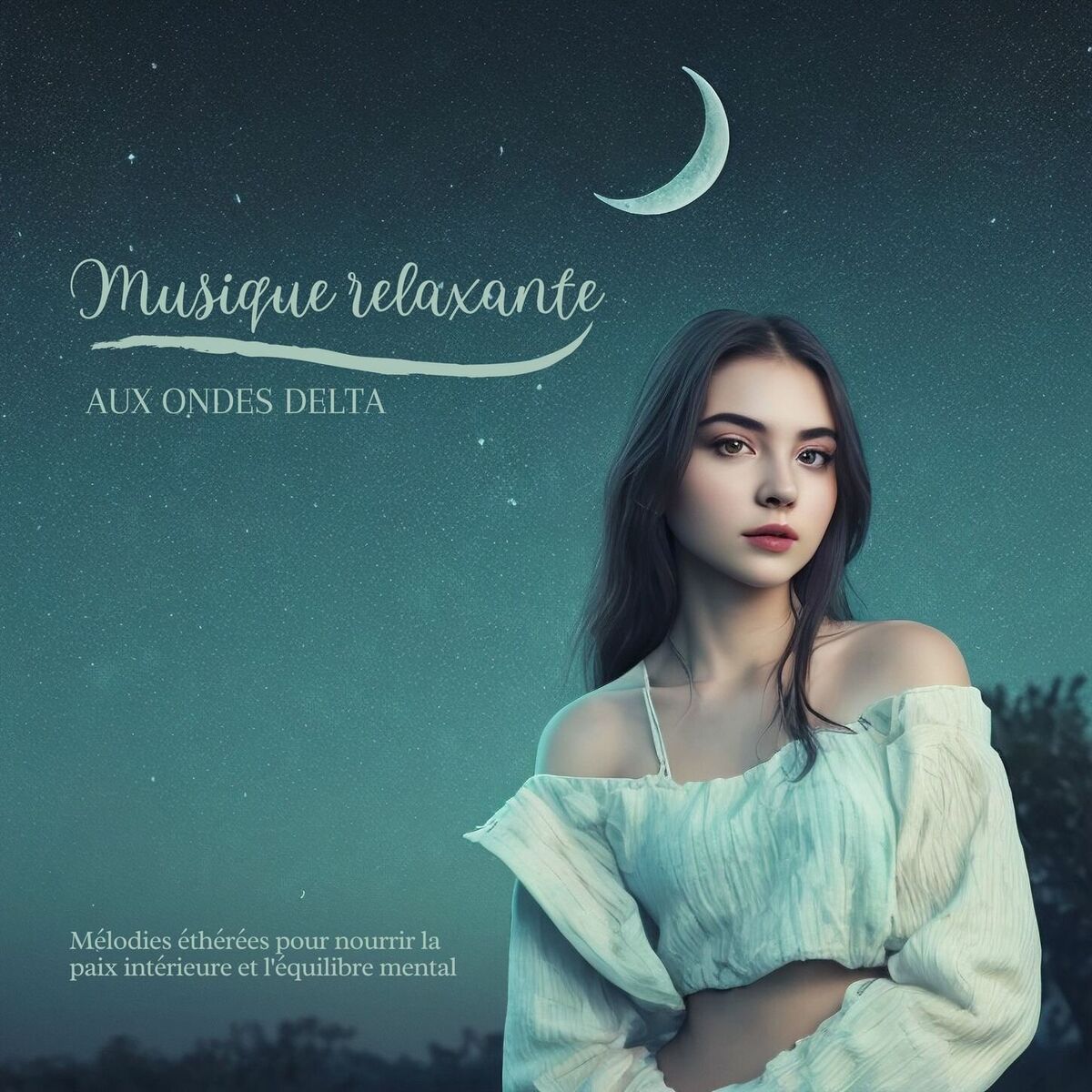 Album cover of Musique relaxante aux ondes delta - Mélodies éthérées pour nourrir la paix intérieure et l'équilibre mental