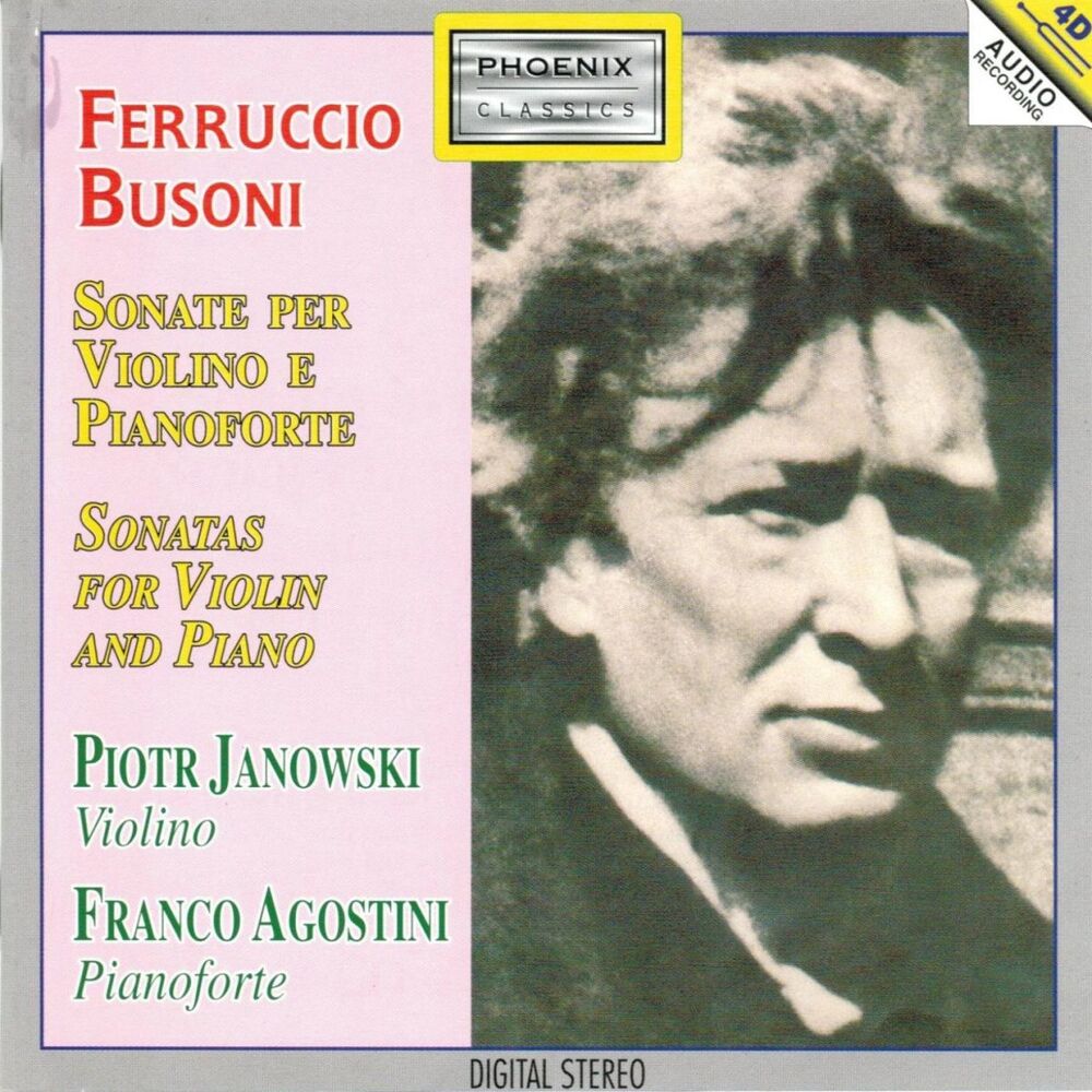 Picture of Ferrucio Busoni : Sonate per violino e pianoforte