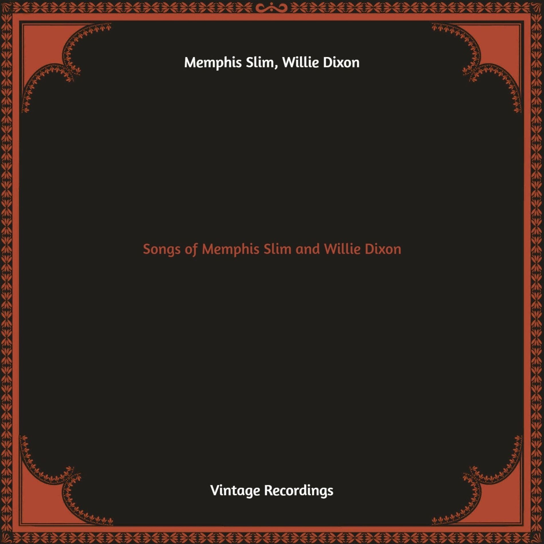 Album cover of Songs of Memphis Slim and Willie Dixon