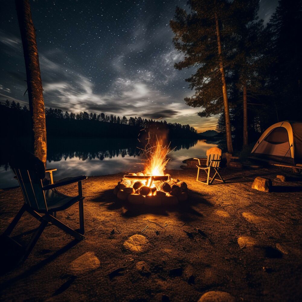 Picture of Gentle Fireside Rhapsody: Serenity by the Cozy Ballad Hearth