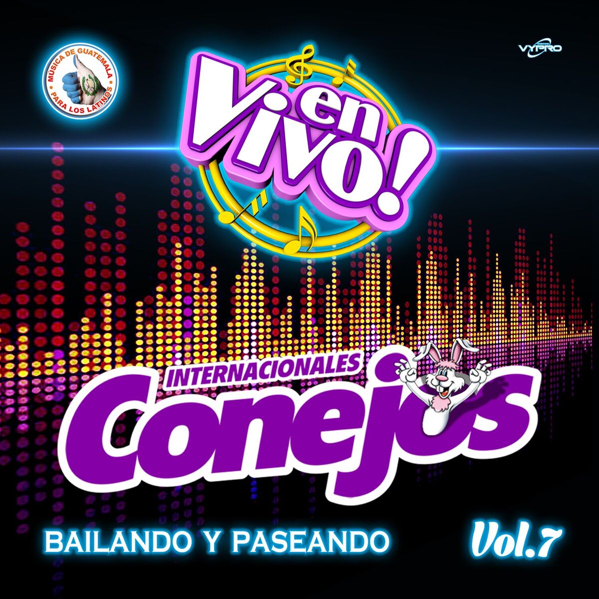 Album cover of Bailando y Paseando Vol. 7. Música de Guatemala para los Latinos (En Vivo)