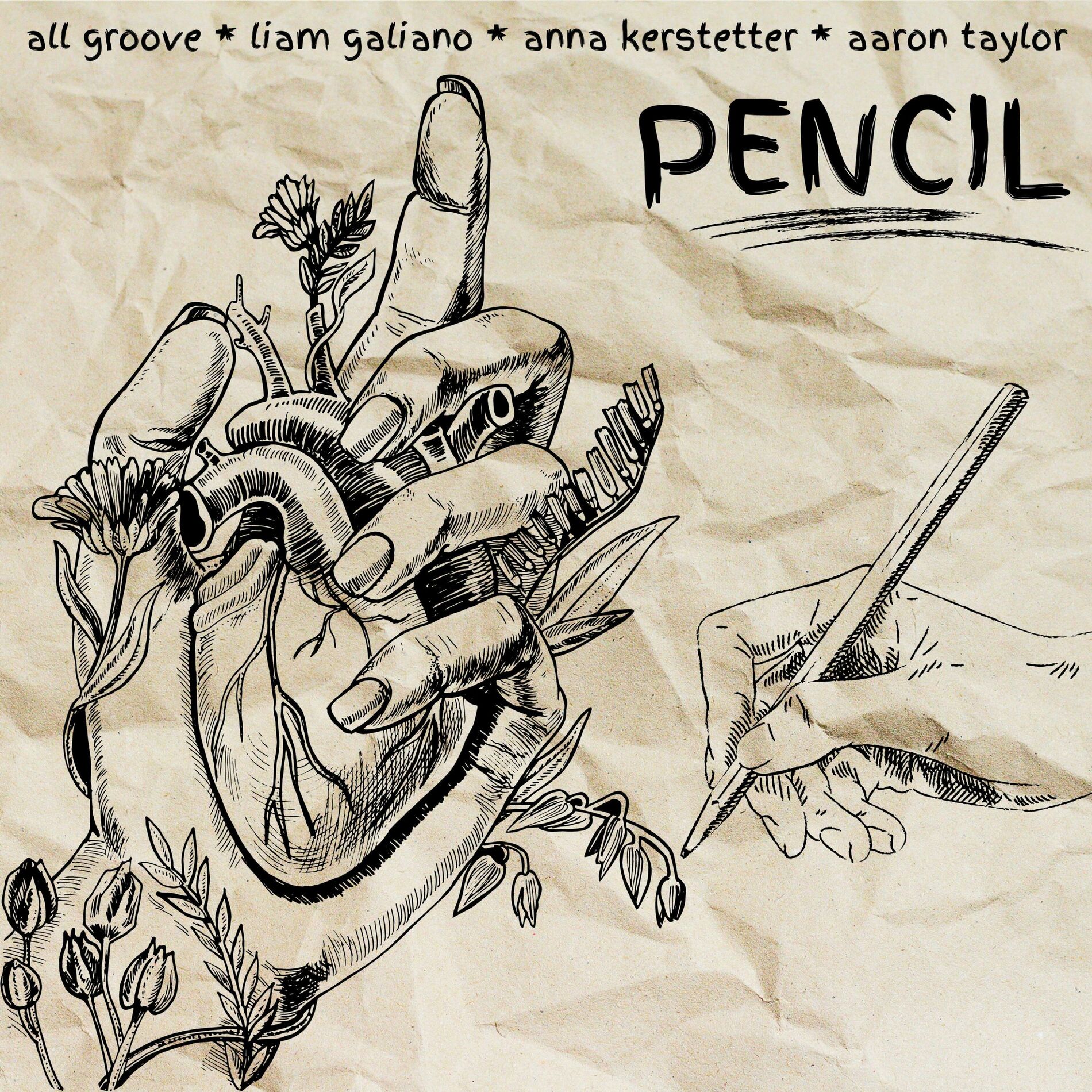 Album cover of Pencil (feat. Liam Galiano, Anna Kerstetter & Aaron Taylor)