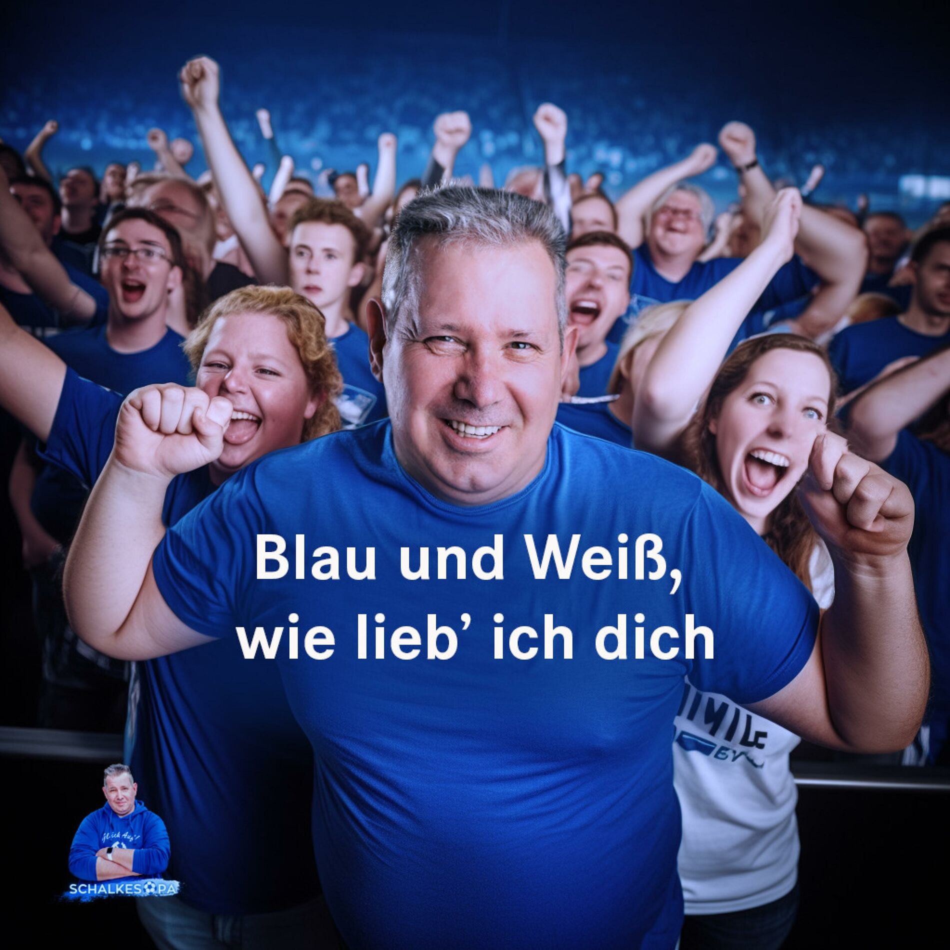 Album cover of Blau und Weiß, wie lieb' ich dich