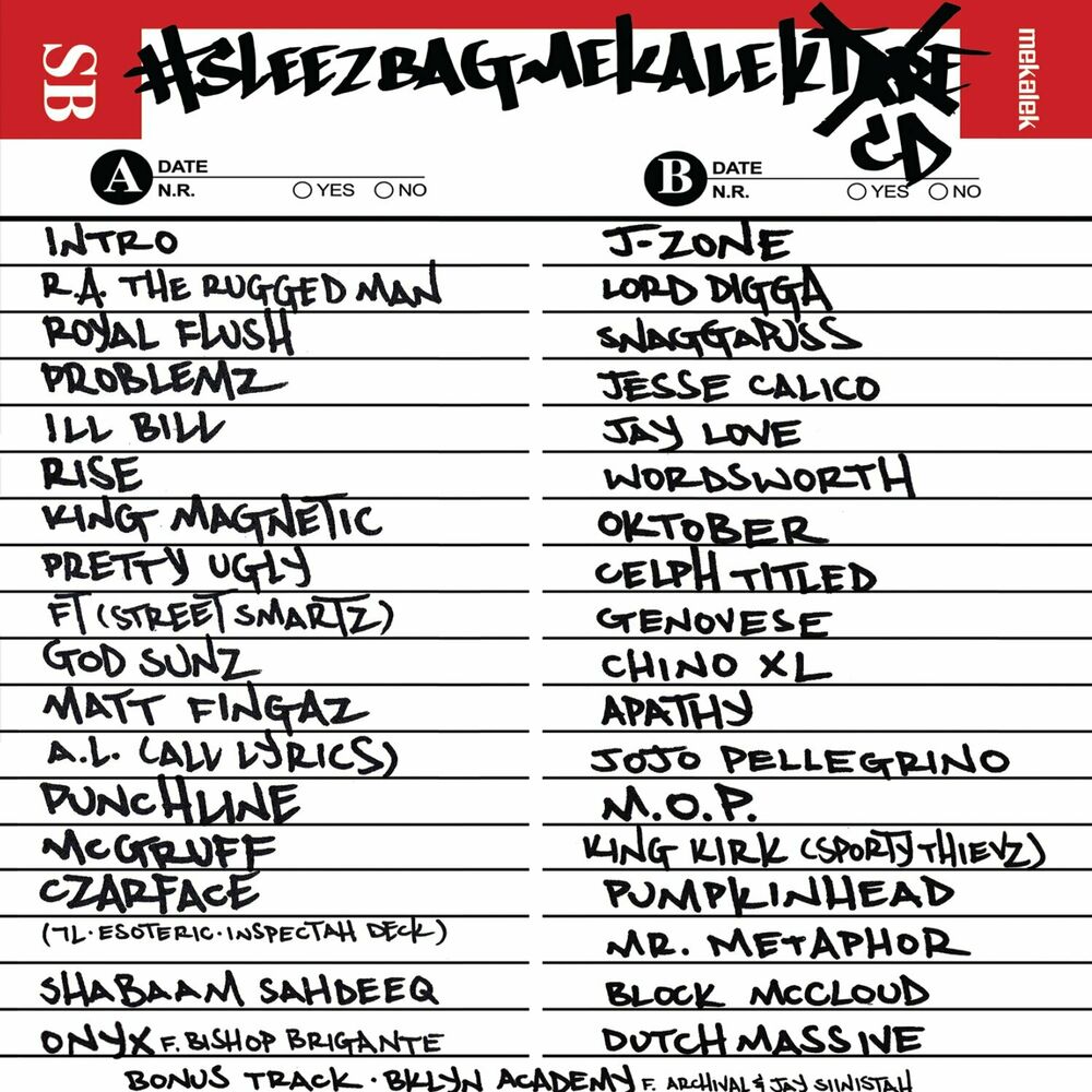 Picture of #Sleezbagmekalektape