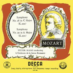 Cover of Mozart: Symphonies Nos. 28, 29 & 34 (The Peter Maag Edition - Volume 2)
