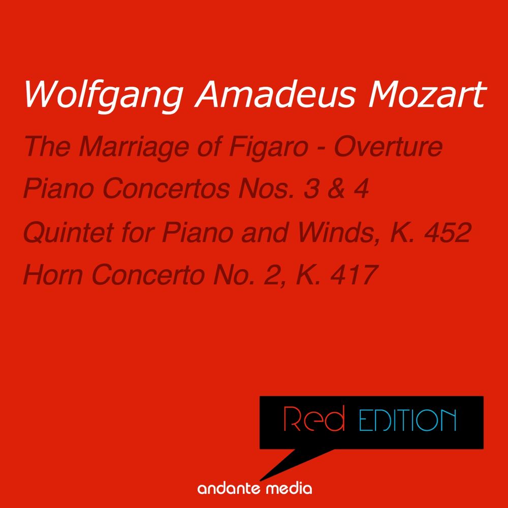 Picture of Red Edition - Mozart: Piano Concertos Nos. 3, 4 & Quintet for Piano and Winds, K. 452