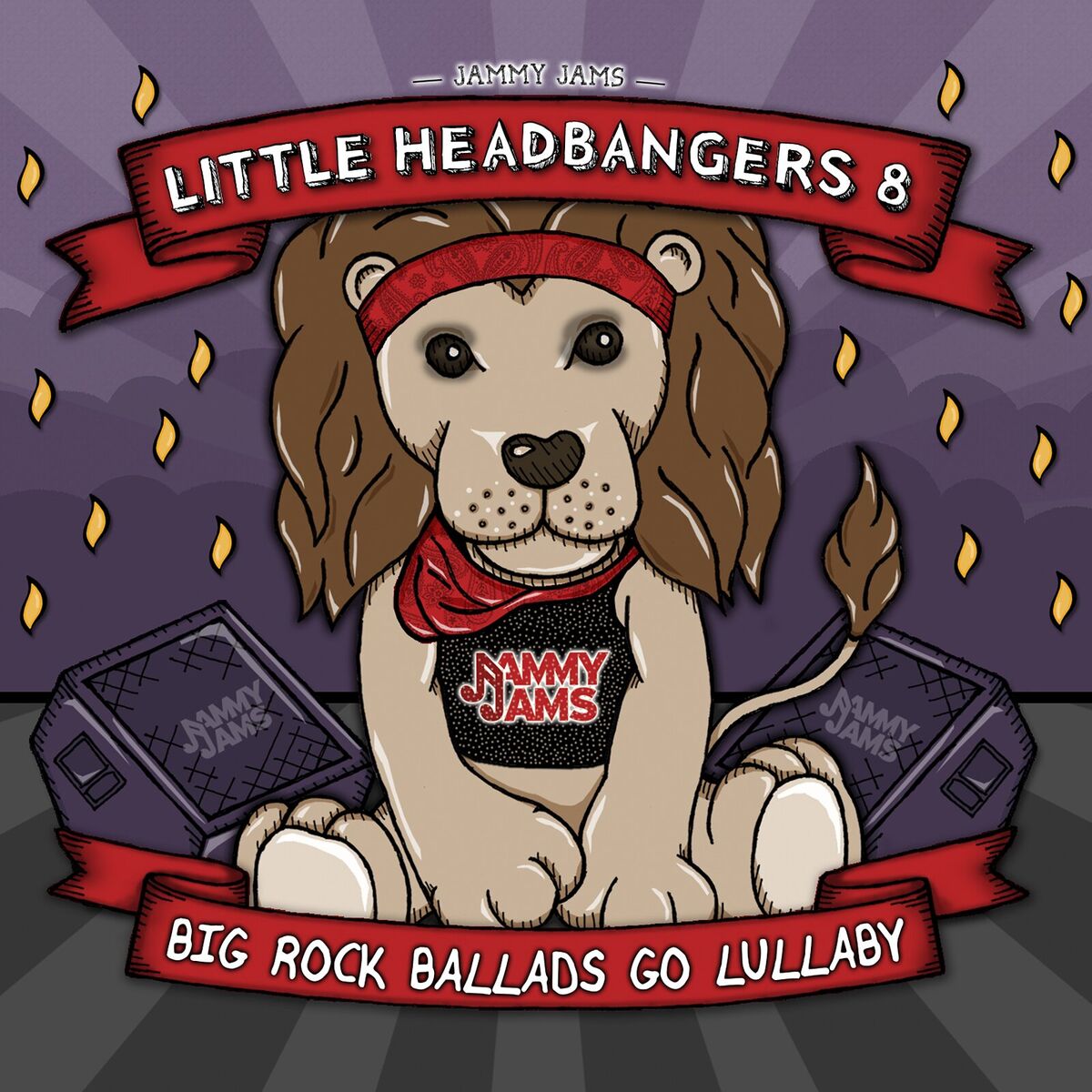 Album cover of Little Headbangers 8: Big Rock Ballads Go Lullaby