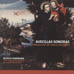 Cover of Avecillas Sonoras, Villancios from 18th century Latin America