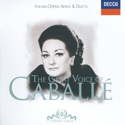Cover of The Great Voice of Montserrat Caballé - Italian Opera Arias & Duets