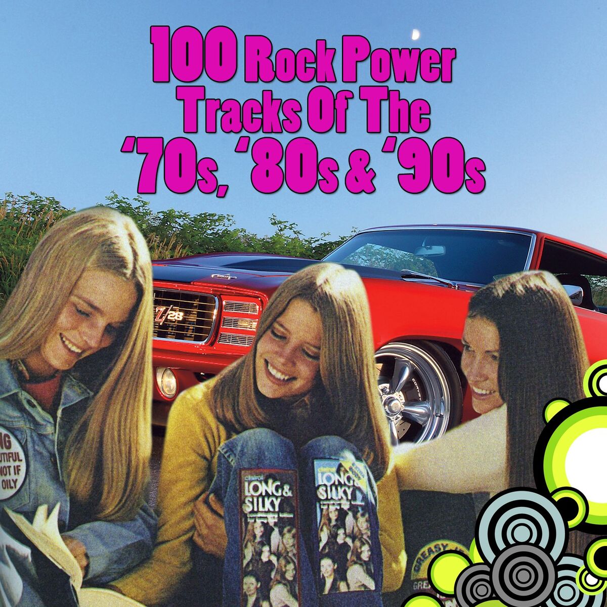 Album cover of 100 Rock Power Tracks from the '70s, '80s & '90s