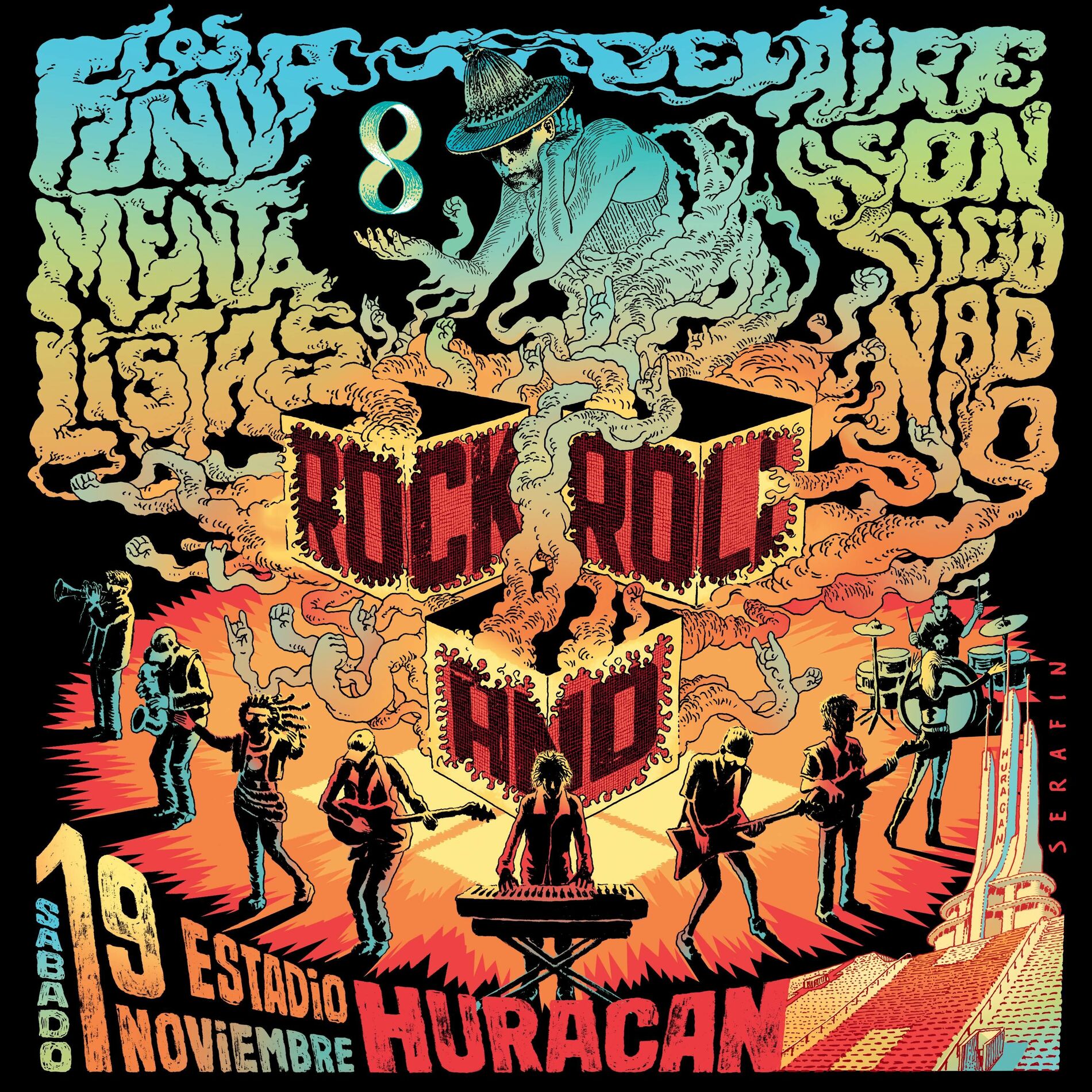 Album cover of Los Fundamentalistas del Aire Acondicionado en Huracán (En Vivo)