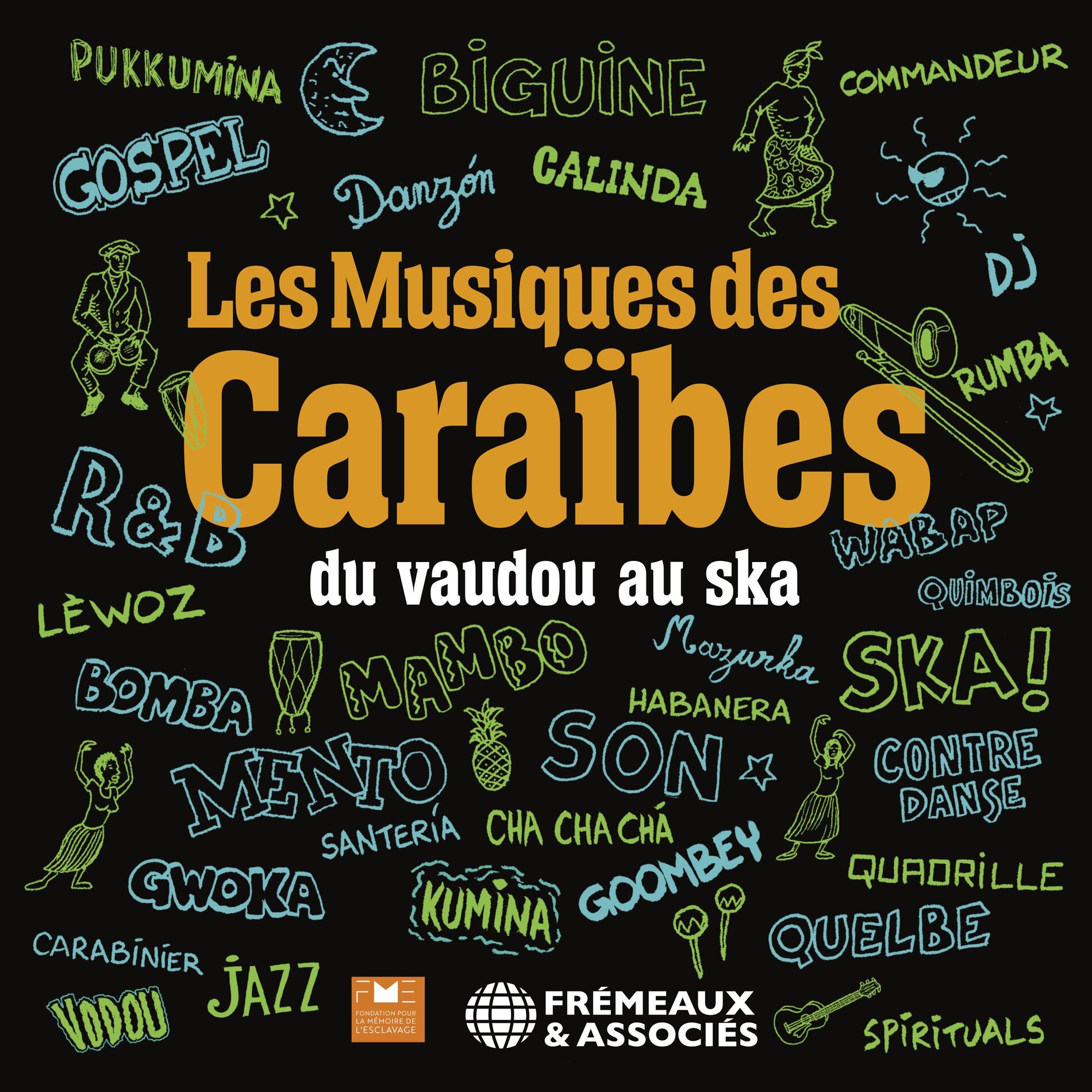 Album cover of Les musiques des Caraïbes - Du Vaudou au ska