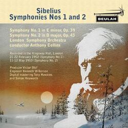 Cover of Sibelius Symphonies No. 1 and 2