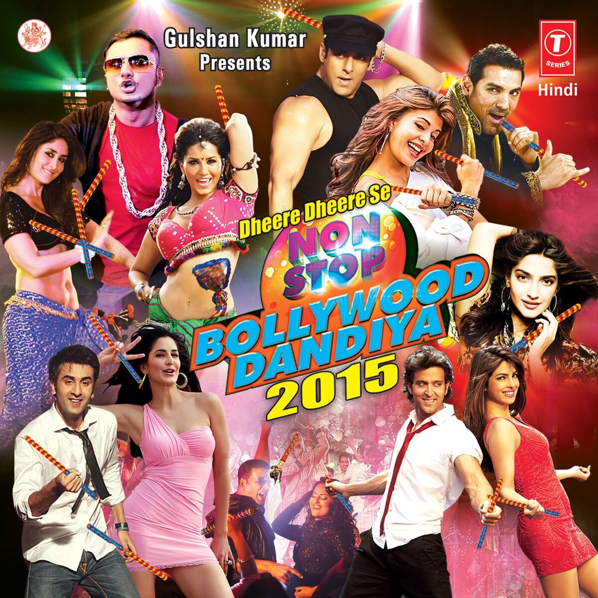 Album cover of Dheere Dheere Se Non Stop Bollywood Dandiya-2015