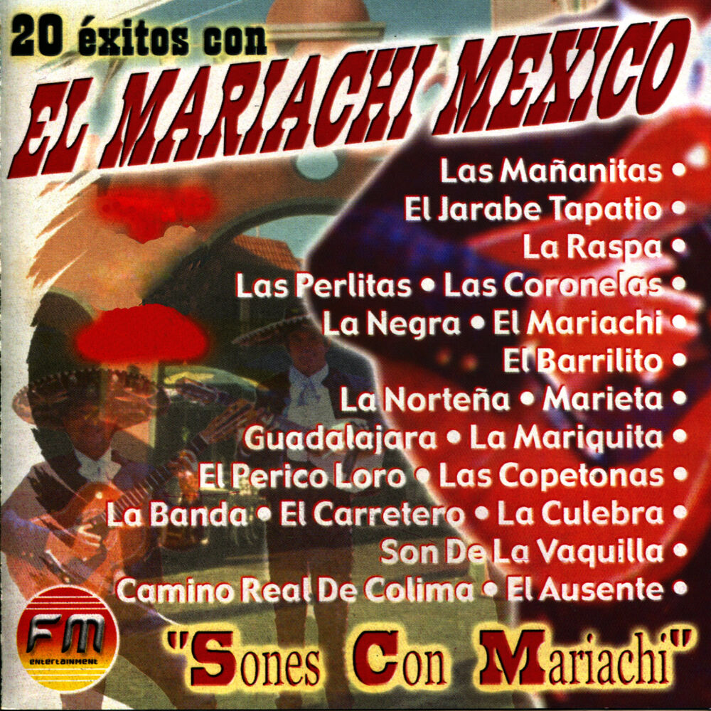 Picture of 20 Éxitos con El Mariachi Mexico - Sones Con Mariachi