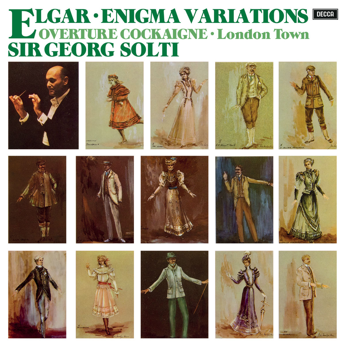 Album cover of Elgar: Enigma Variations; Cockaigne