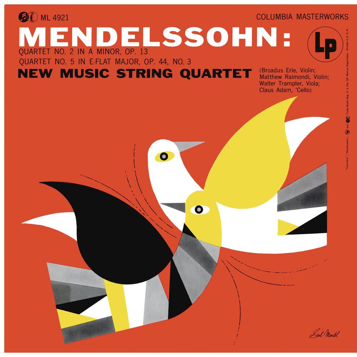 Album cover of Mendelssohn-Bartholdy: String Quartet No. 2 & No. 5 (Remastered)