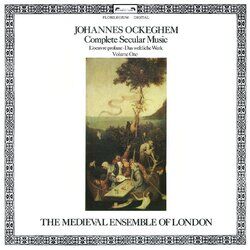 Cover of Ockeghem: Secular Music (Vol. 1)