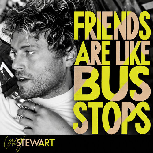 Friends Are Like Bus Stops artwork