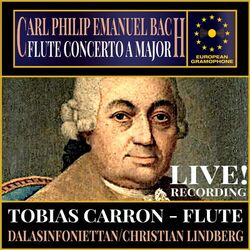 Cover of Carl Philip Emanuel Bach: Flute Concerto in A Major Wq 168