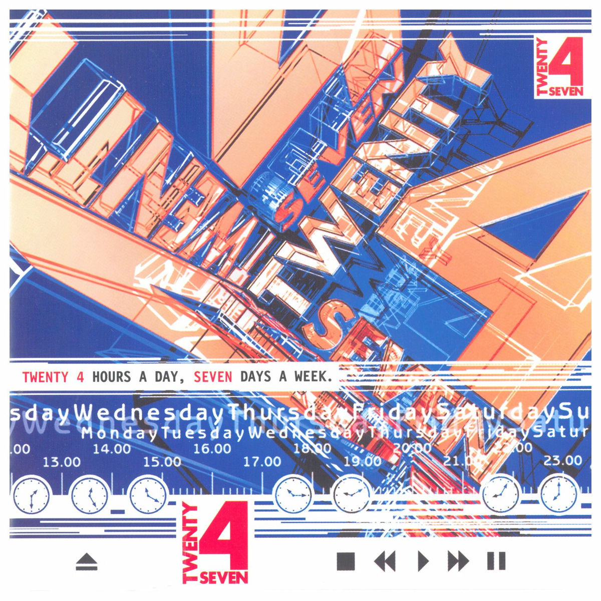 Album cover of Twenty 4 Hours a Day, Seven Days a Week