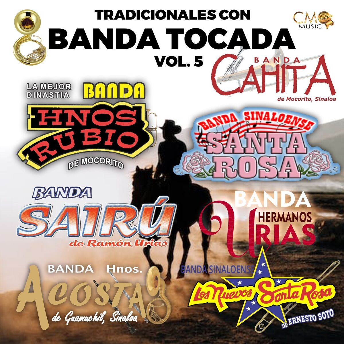 Album cover of Bandas Tocadas Tradicionales Vol. 5